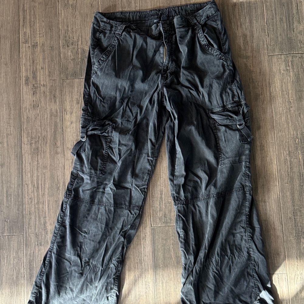 American Eagle Outfitters Black Wide Leg Pants